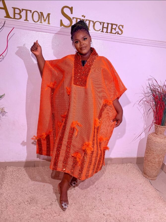 Bubu Gown With Sequence