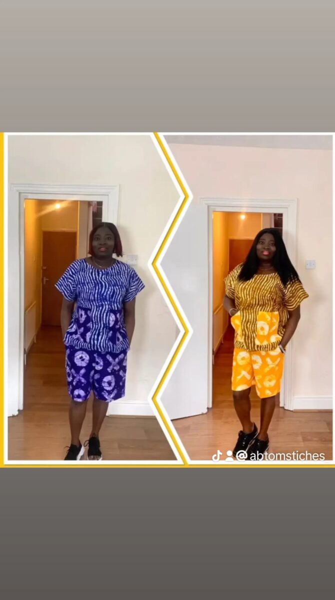 2 Pieces Short Set