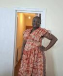 Adire long dress